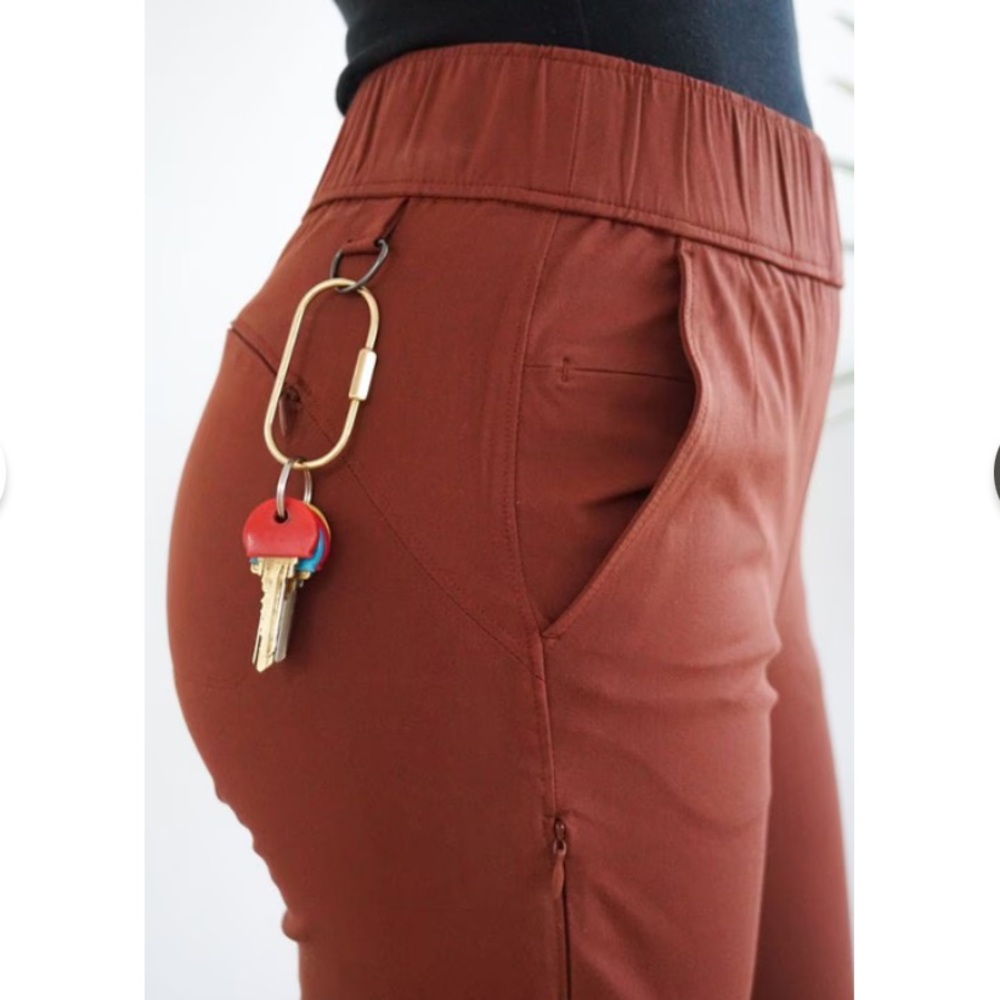 XS — alder womens hiking pants — clay (rust brown)